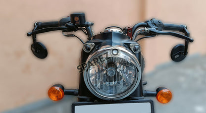 Royal Enfield Hunter 350 Bar End Rear View Mirror Pair