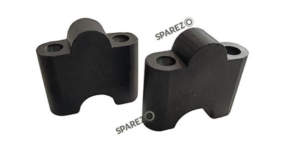 Royal Enfield Hunter 350 Handlebar Height Increase Riser Pair Black