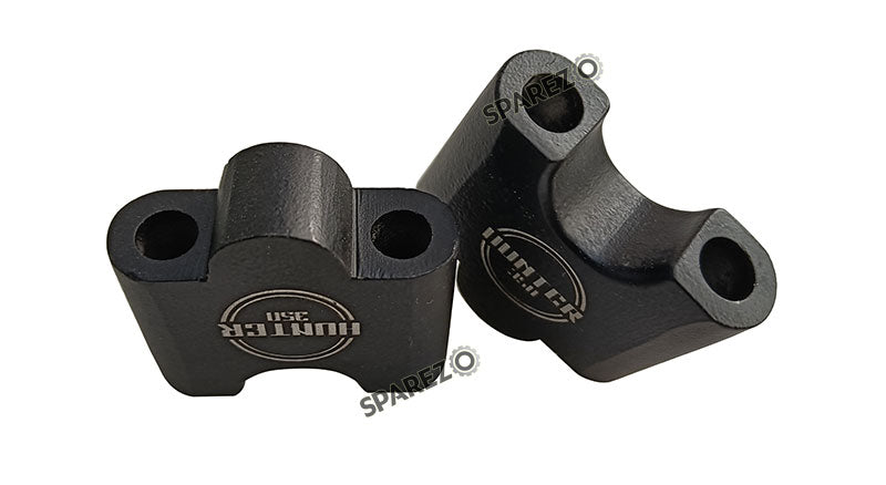 Royal Enfield Hunter 350 Handlebar Height Increase Riser Pair Black