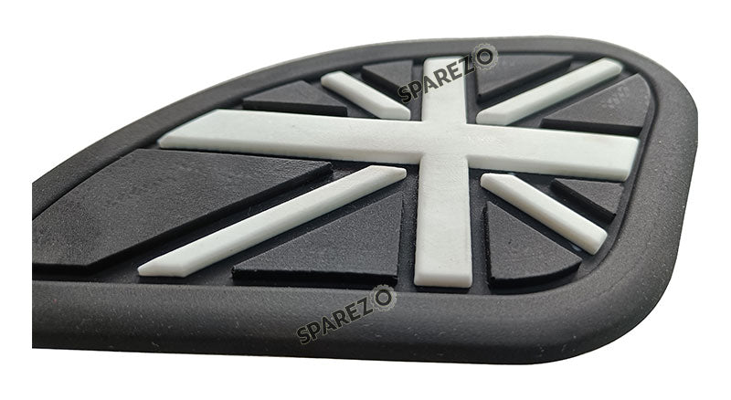 Royal Enfield GT and Interceptor 650 Rubber Tank Pad Pair Black