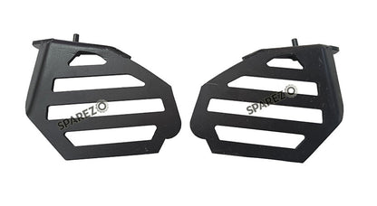 Royal Enfield GT and Interceptor 650cc Wide Pillion Footrest Pair Accessories Black
