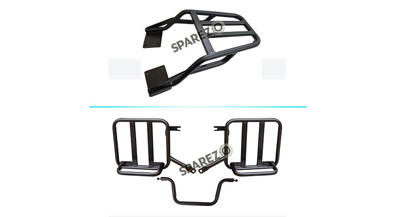 Royal Enfield Hunter 350 Pannier Mounting Pair With Rear Luggage Rack