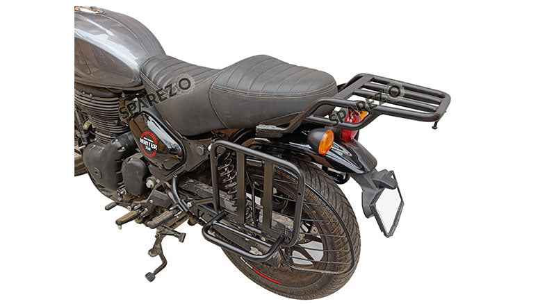 Royal Enfield Hunter 350 Pannier Mounting Pair With Rear Luggage Rack