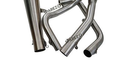 Royal Enfield Interceptor and GT 650 AEW SS 2in1 Exhaust Silencer Matt Finish