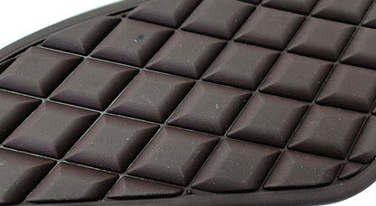 Royal Enfield Interceptor and GT 650 Tank Rubber Knee Pad Pair Brown