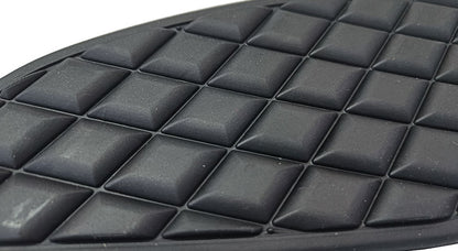 Royal Enfield Interceptor and GT 650 Tank Rubber Knee Pad Pair Black