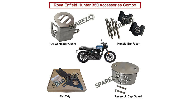 Royal Enfield Hunter 350 Accessory 4 pcs Combo