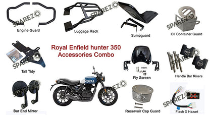 Royal Enfield Hunter 350 Accessory 10 pcs Combo
