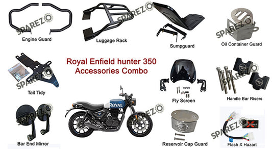 Royal Enfield Hunter 350 Accessory 10 pcs Combo