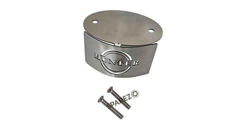 Royal Enfield Hunter 350 Oil Container Guard and Reservoir Cap Silver