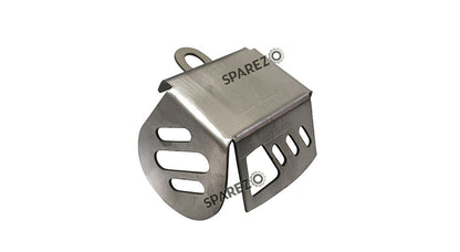 Royal Enfield Hunter 350 Oil Container Guard and Reservoir Cap Silver