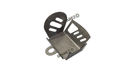 Royal Enfield Hunter 350 Oil Container Guard and Reservoir Cap Silver