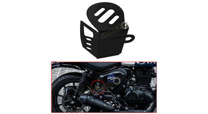 Royal Enfield Hunter 350 Oil Container Guard and Reservoir Cap Black