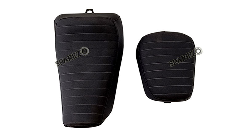 Royal Enfield Himalayan 411 Premium Touring Customized Rider and Pillion Seat Black