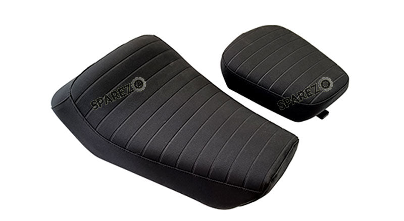 Royal Enfield Himalayan 411 Premium Touring Customized Rider and Pillion Seat Black