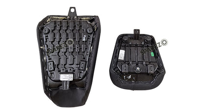 Royal Enfield Himalayan 411 Premium Touring Customized Rider and Pillion Seat Black