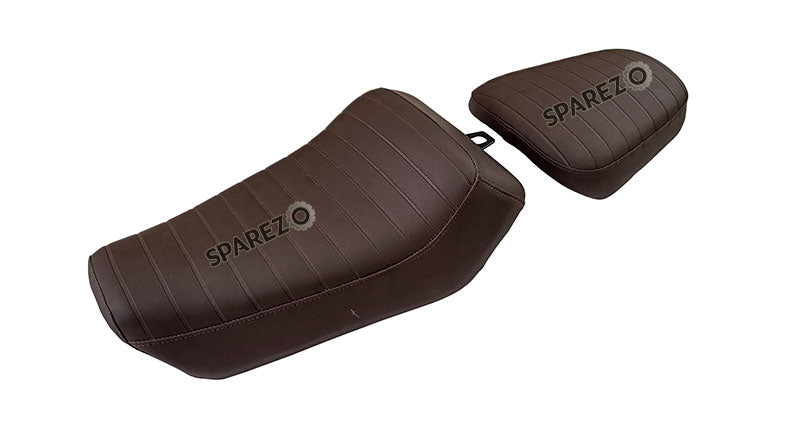 Royal Enfield Himalayan 411 Premium Touring Customized Rider and Pillion Seat Brown