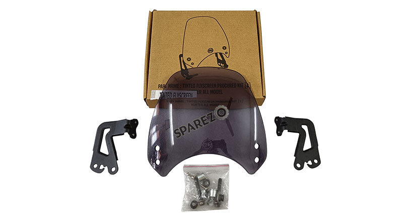 Royal Enfield Hunter 350 Tinted Flyscreen Assembly Black