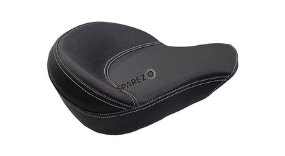 Royal Enfield Classic Reborn 350 Front Customized Black Premium Touring Seat