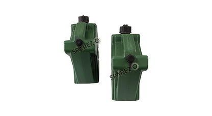 Royal Enfield Himalayan 411 cc BS4 LH-RH Jerry Can Pair With Mount Green Color