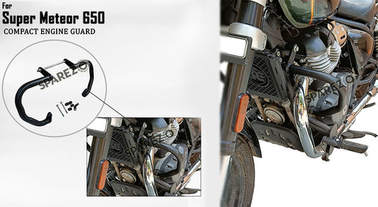Royal Enfield SUPER METEOR 650 Black Compact Engine Guard