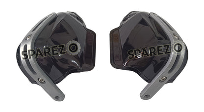 For Royal Enfield New Himalayan 450 Tinted Black Color Hand Guard Kit