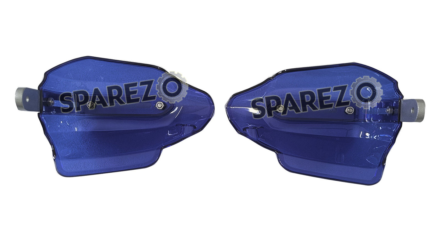 For Royal Enfield New Himalayan 450 Tinted Blue Color Hand Guard Kit