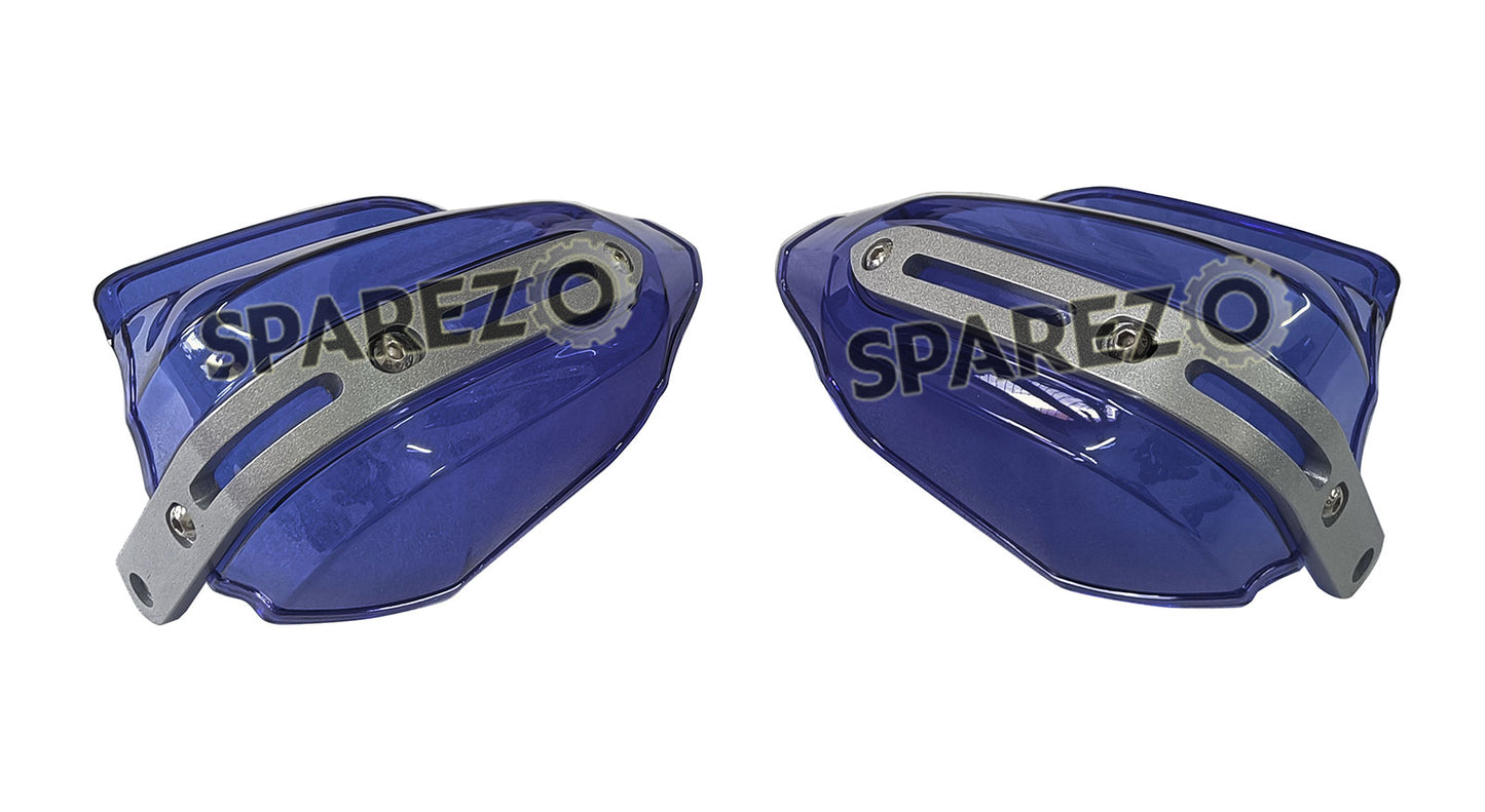 For Royal Enfield New Himalayan 450 Tinted Blue Color Hand Guard Kit