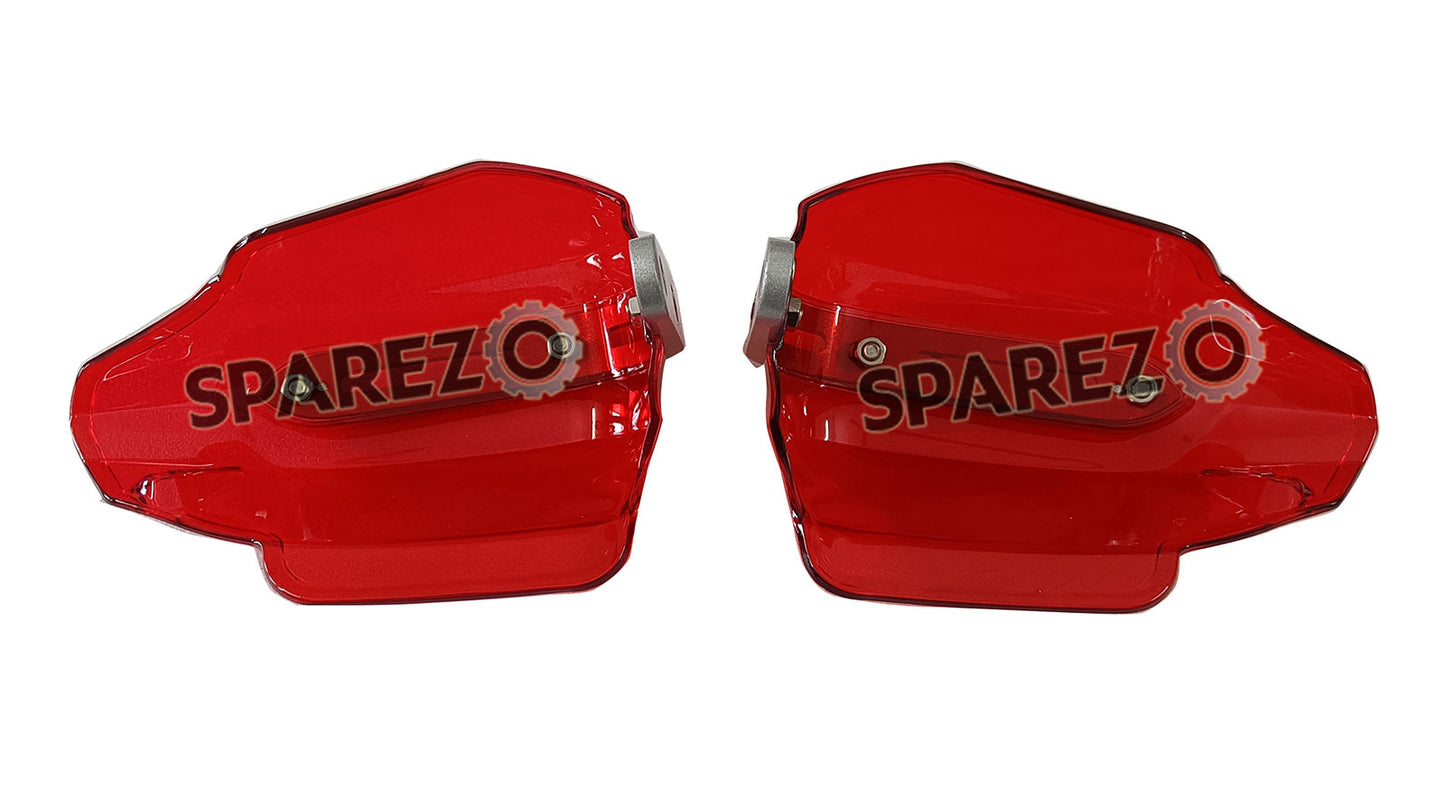 Royal Enfield Meteor Hunter Reborn 350 Himalayan Tinted Red Color Hand Guard