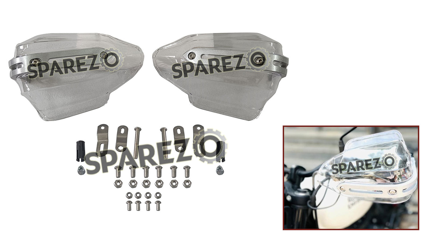 Royal Enfield Meteor Hunter Reborn 350 Himalayan Transparent Style Hand Guard