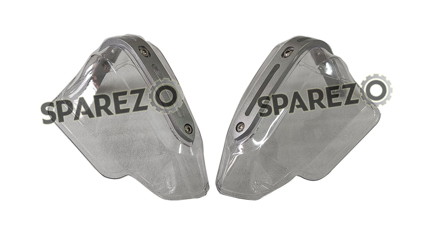 Royal Enfield Meteor Hunter Reborn 350 Himalayan Transparent Style Hand Guard