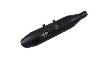 Royal Enfield Meteor 350-Hunter-Classic Reborn 350 Red Rooster Silencer Black