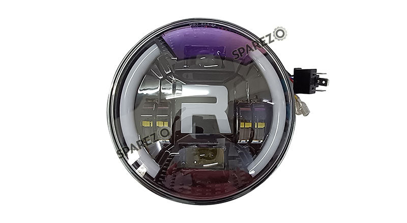 Royal Enfield Classic Reborn 350cc R Sign 7" LED Headlamp Headlight 2022-23