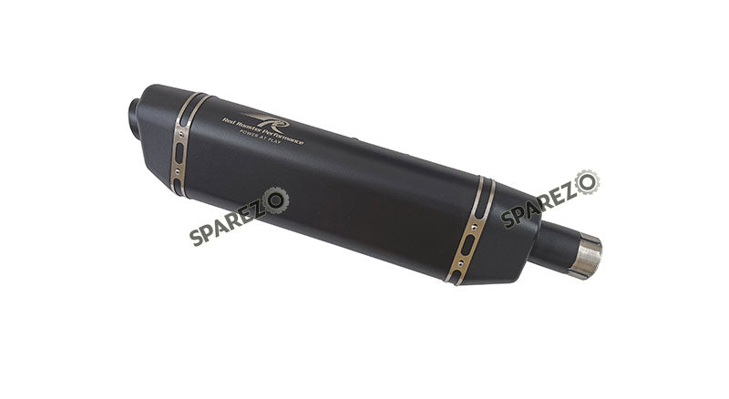 Royal Enfield Himalayan and Scram 411 Red Rooster S S Exhaust Silencer Black