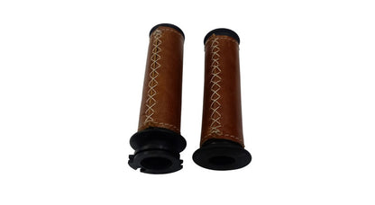 Royal Enfield Classic 500cc Leather Grip and Lever With Tool bag Tan Brown