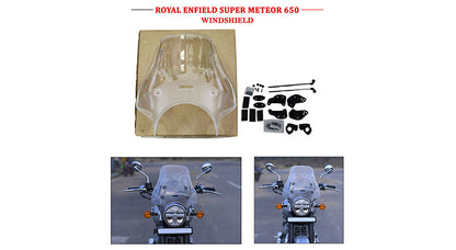 For Royal Enfield Super Meteor 650 Wanderer Premium Windshield Clear Screen