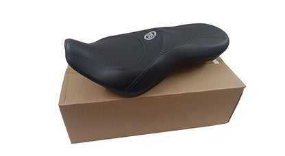 For Royal Enfield Super Meteor 650 Deluxe Touring Dual Seat Black and Backrest With Pad