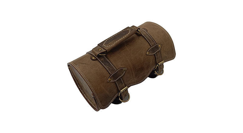 For Royal Enfield Super Meteor 650 Dust Color Tool Bag with Sissy Bar