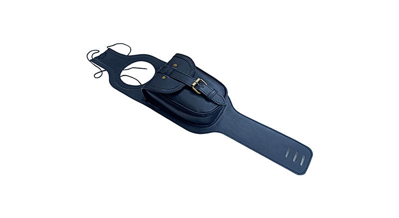 For Royal Enfield Meteor 350 Fuel Gas Tank Belt With Pouch Black