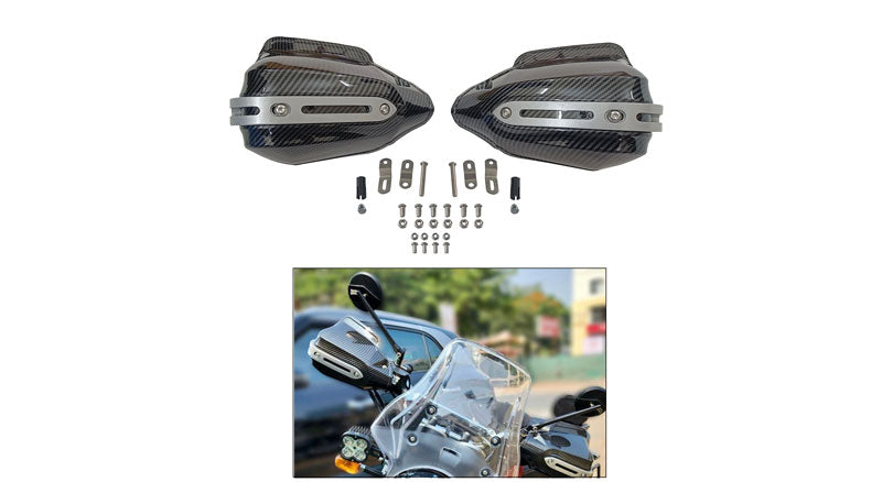 Fit For Triumph Scrambler 400x Hand Guard Carbon Black Color