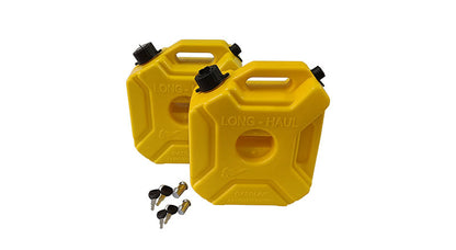 For Royal Enfield New Himalayan 450 RH-LH Yellow Jerry Can Pair with Mount