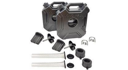 For Royal Enfield New Himalayan 450 RH-LH Black Jerry Can Pair with Mount