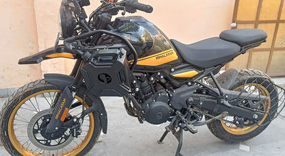 For Royal Enfield New Himalayan 450 RH-LH Black Jerry Can Pair with Mount