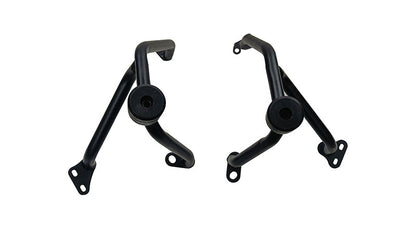 For Royal Enfield New Himalayan 450 Engine Guard with Sliders Black