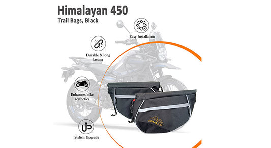 For Royal Enfield New Himalayan 450 Black Canvas TrailPack