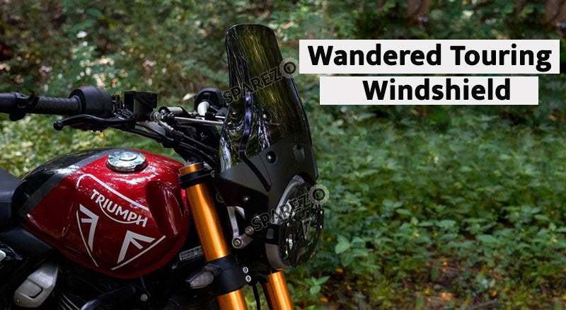 Fit For Triumph Speed 400 Wandered Touring Smoked Screen Windshield Kit
