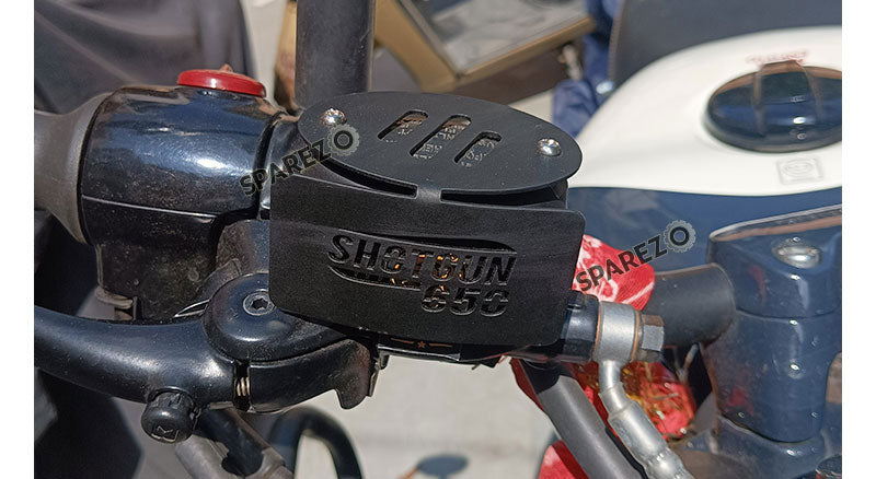 Fit For Royal Enfield Shotgun 650 Stainless Steel Reservoir Cap Guard Black