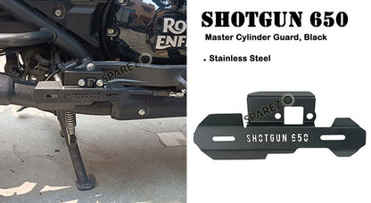 Fit For Royal Enfield Shotgun 650 Stainless Steel Master Cylinder Guard Black