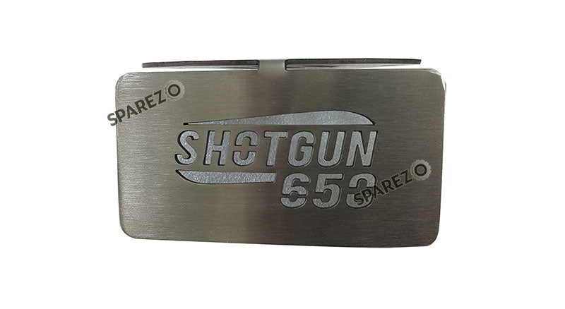 Fit For Royal Enfield Shotgun 650 Stainless Steel Reservoir Cap Guard Silver