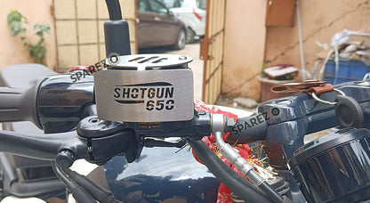 Fit For Royal Enfield Shotgun 650 Stainless Steel Reservoir Cap Guard Silver